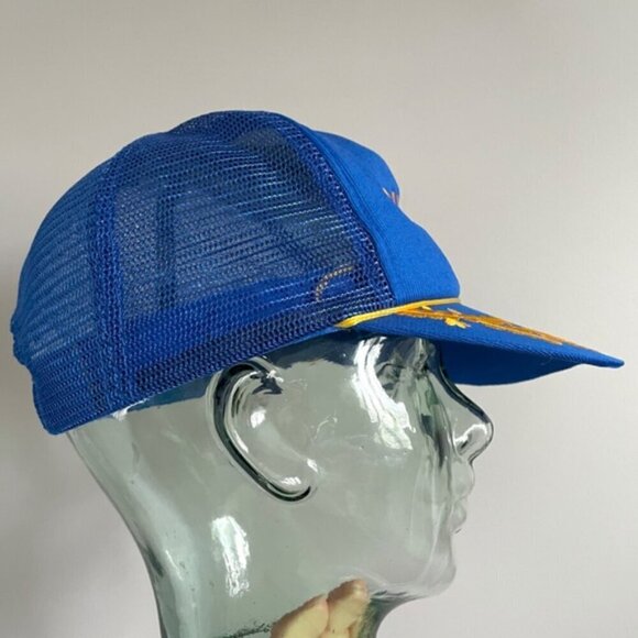 Vintage CANADA Blue Foam Truckers Cap - O/S, Unisex 🇨🇦 - Picture 4 of 8